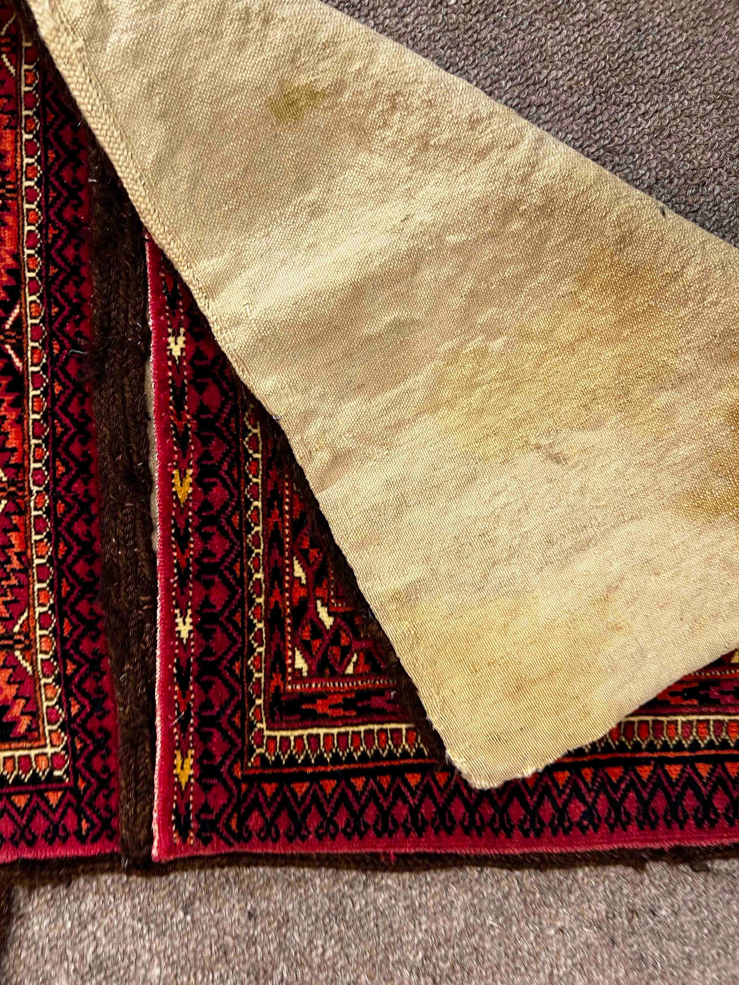 642 -  Schöne Turkmen-Tasche aus dem 19. Jahrhundert mit schönem Bukhara-Design im Angebot 2