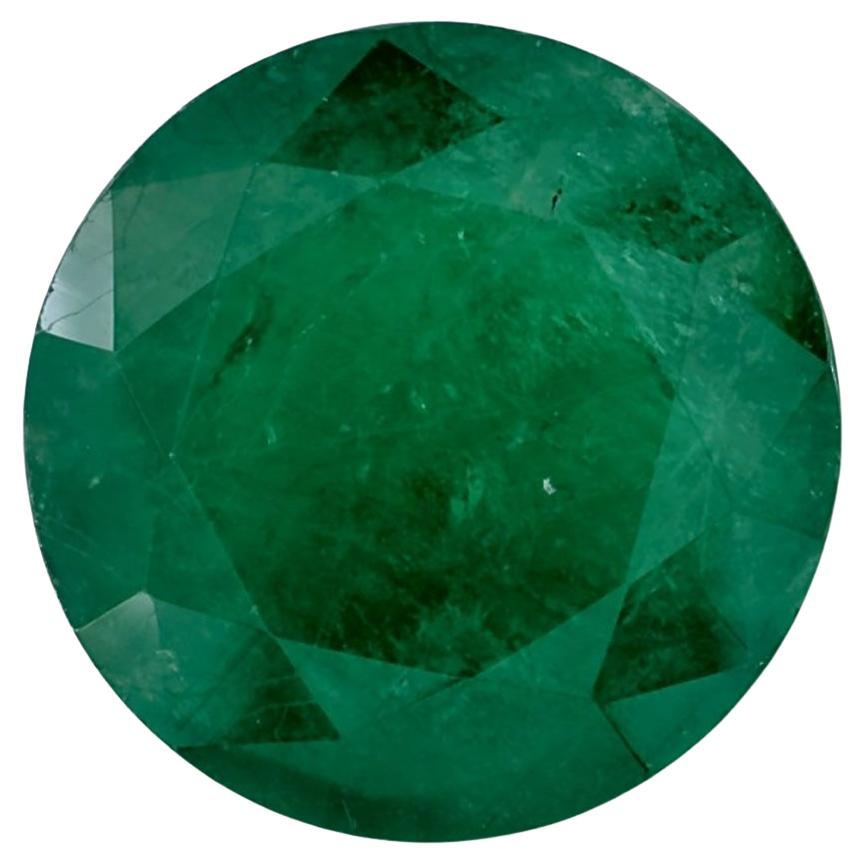 6.42 Ct Emerald Round Loose Gemstone