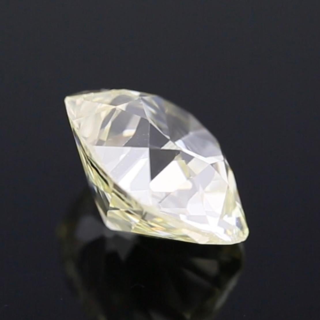 6.42ct Old Mine Cut Antique Vintage Diamond - Unique ! For Sale 5