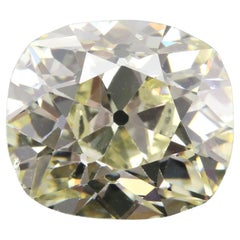 Diamant vintage ancien de 6,42 carats, taille vieille mine, unique !