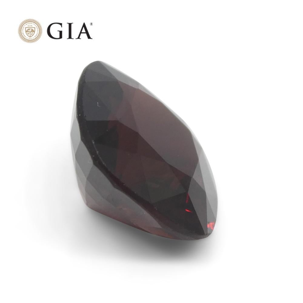 6.43ct Cushion Red Spinel GIA Certified Burma (Myanmar) Unheated  For Sale 5