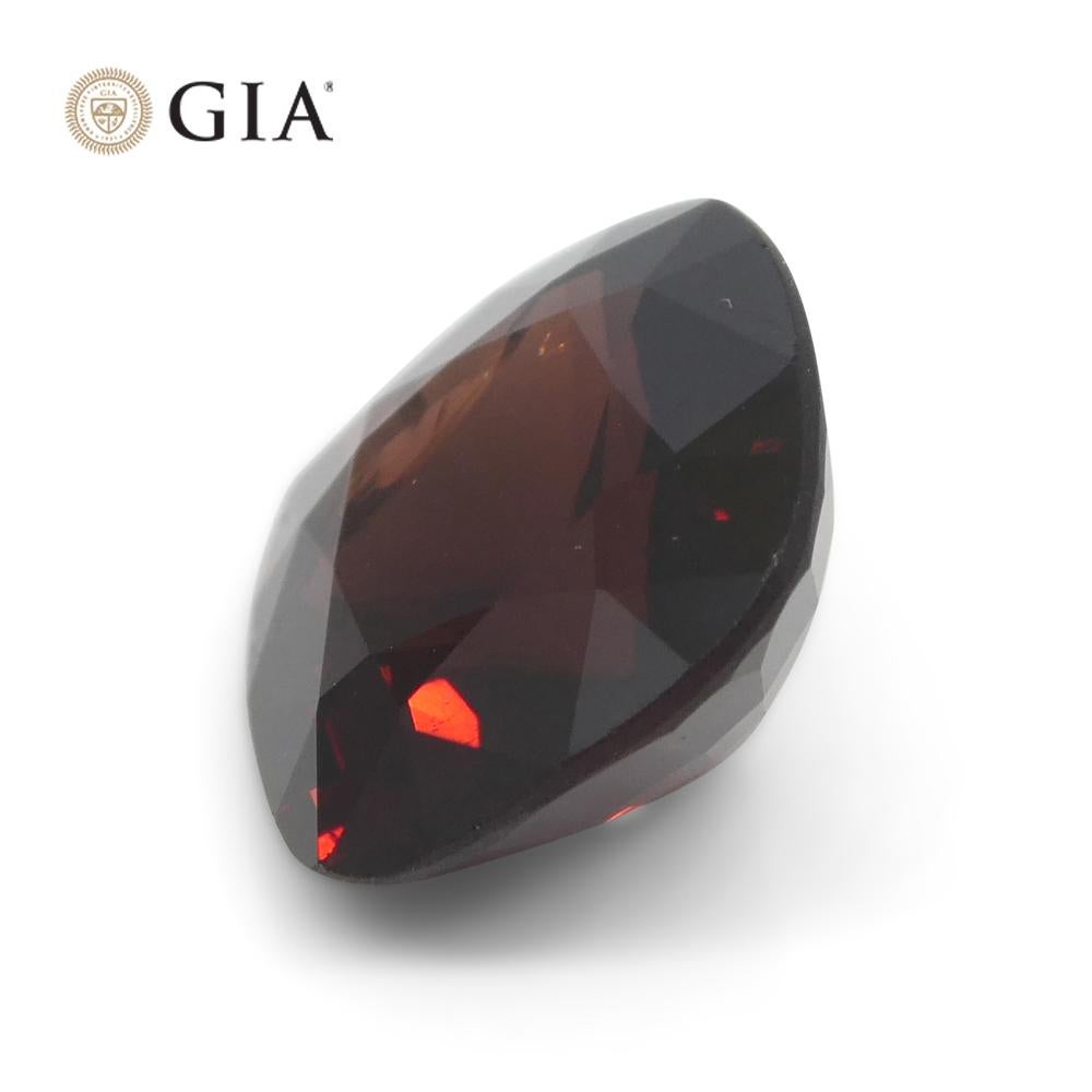 6.43ct Cushion Red Spinel GIA Certified Burma (Myanmar) Unheated  For Sale 7