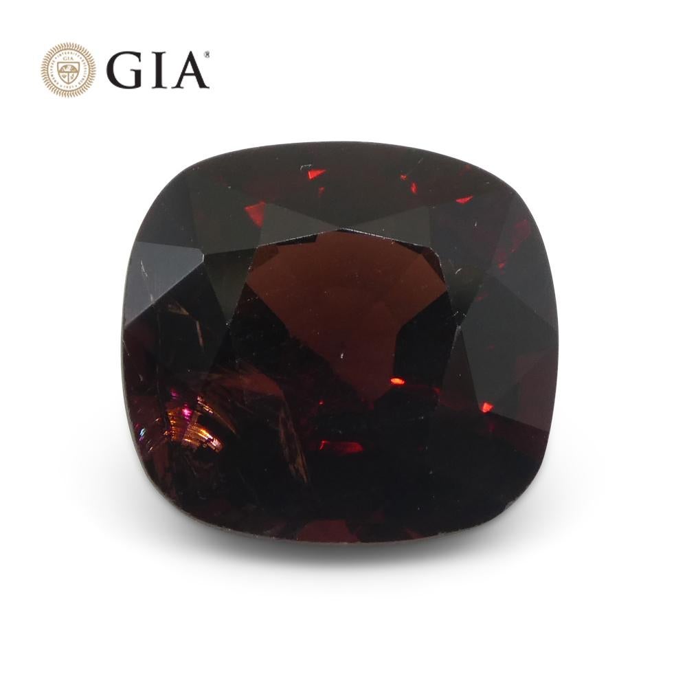 6.43ct Cushion Red Spinel GIA Certified Burma (Myanmar) Unheated  For Sale 4