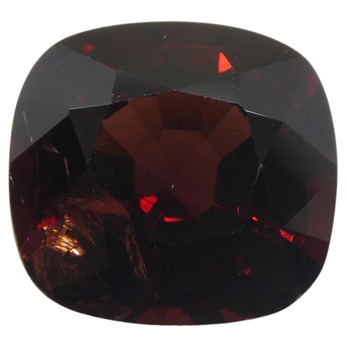 6.43ct Cushion Red Spinel GIA Certified Burma (Myanmar) Unheated 