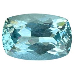 6,44 quilates Aguamarina Azul Profundo Piedra talla cojín de África