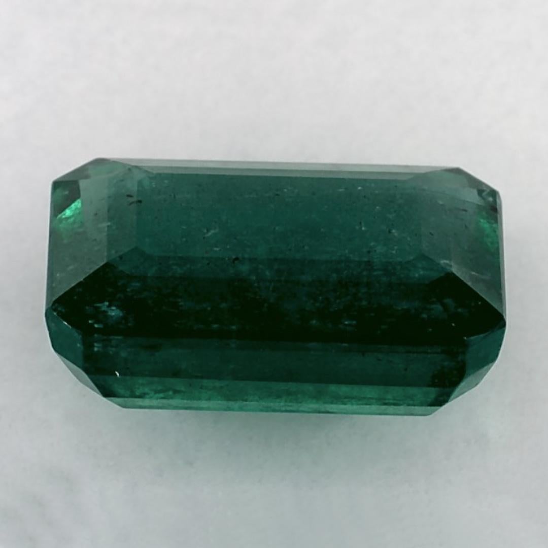 6.44 qt Esmeralda talla octágono Gema suelta en Nuevo estado para la venta en Fort Lee, NJ