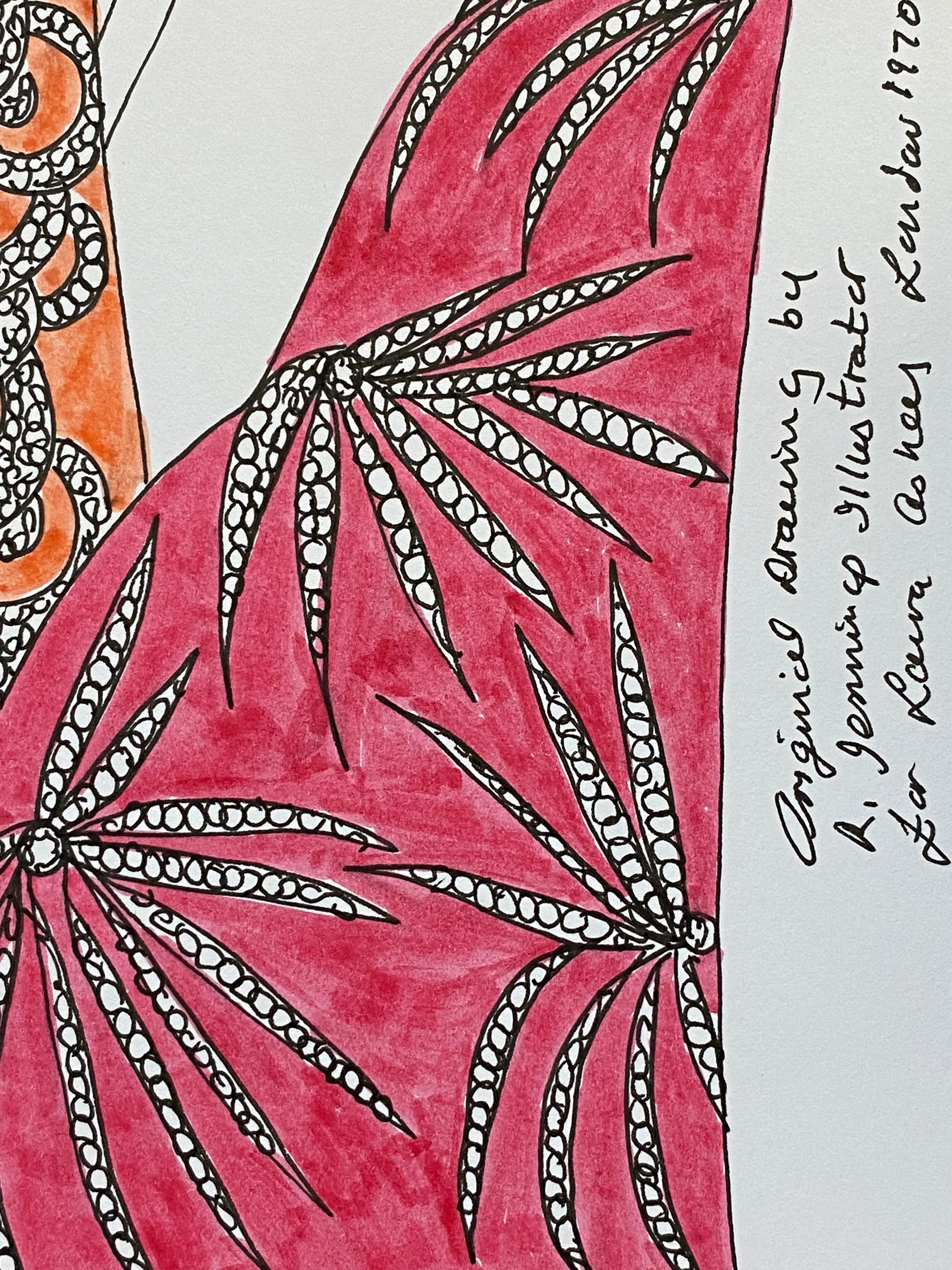 Illustration de mode originale à l'aquarelle - Peinture d'une créatrice Laura Ashley en vente 2