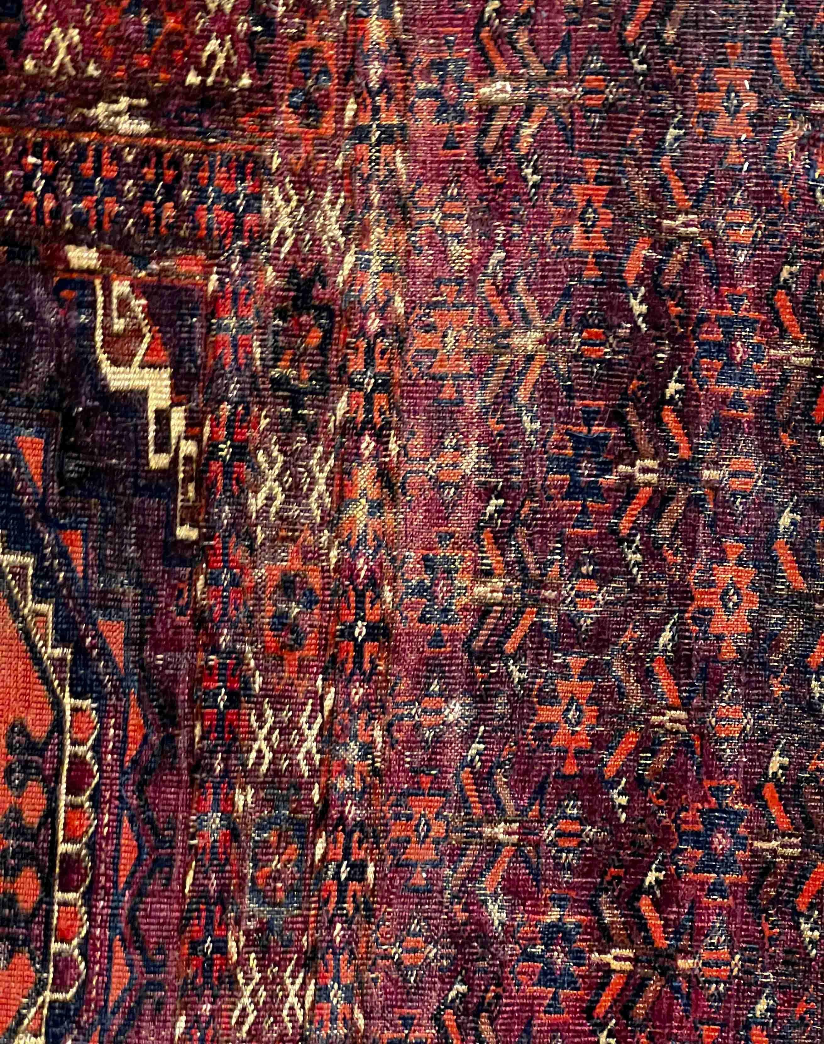 646 - Turkmene Teke, Chuval-Teppich, Turkmene Teke, 19. Jahrhundert im Angebot 1