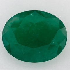 6.47 carati di smeraldo ovale sfuso