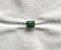 6.48 carats green Tourmaline octagon Faceted cut stone Top Quality Natural gem