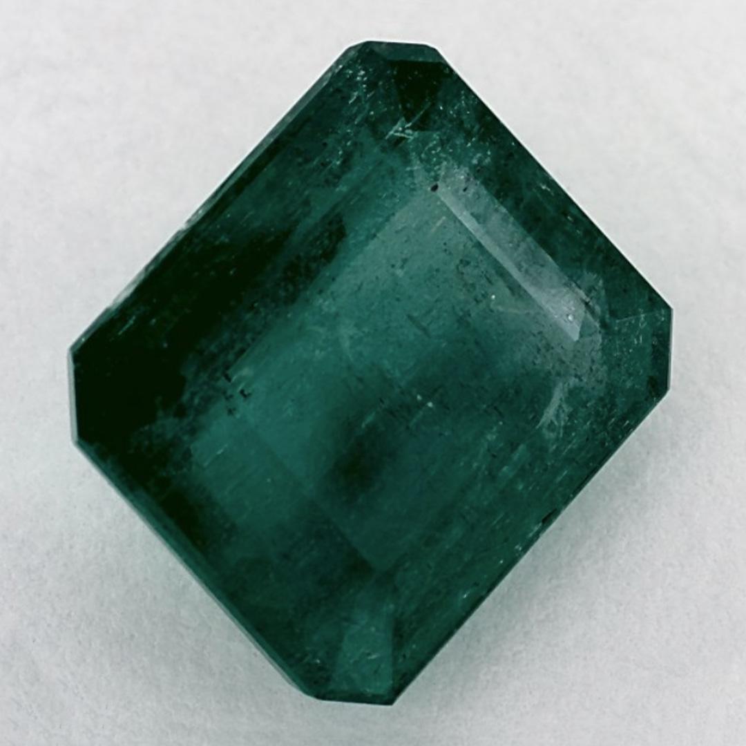 6.48 Ct Smaragd Oktagon-Schliff Loser Edelstein (Achteckschliff) im Angebot