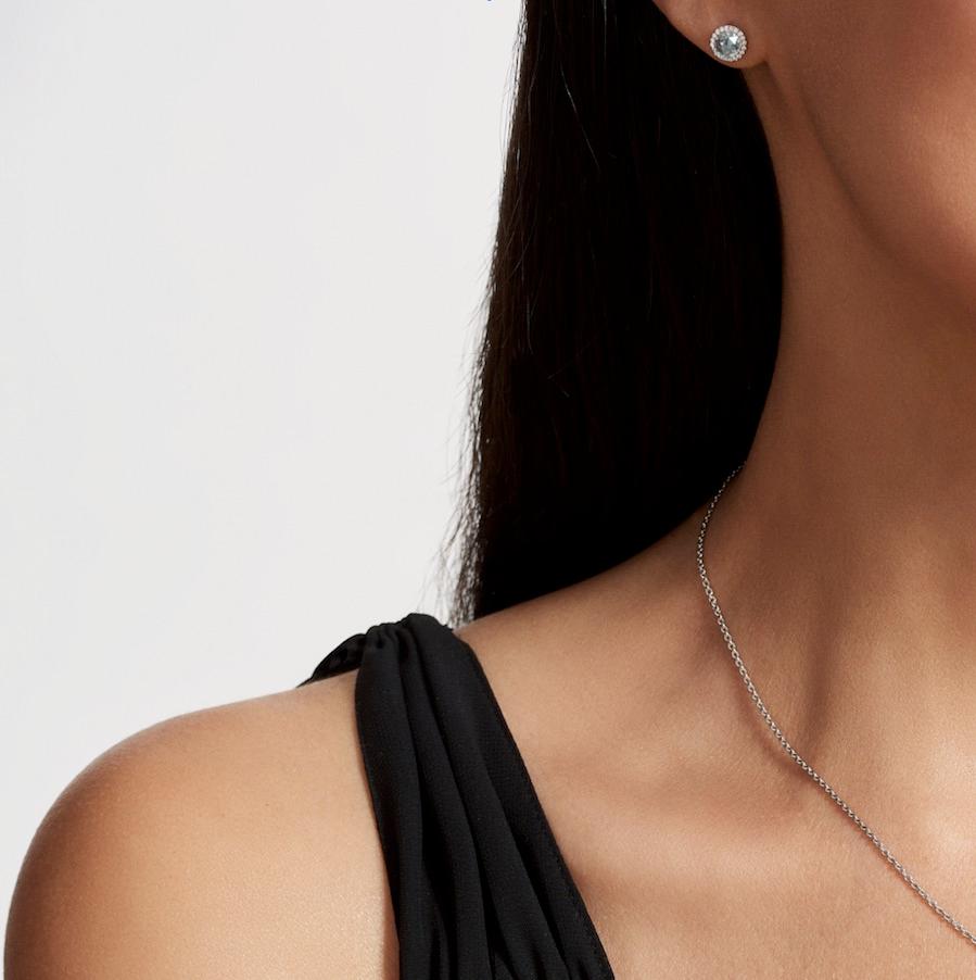 64Facets Round Rose Cut Diamond Stud Earrings in 18 Karat Rose Gold für Damen oder Herren im Angebot