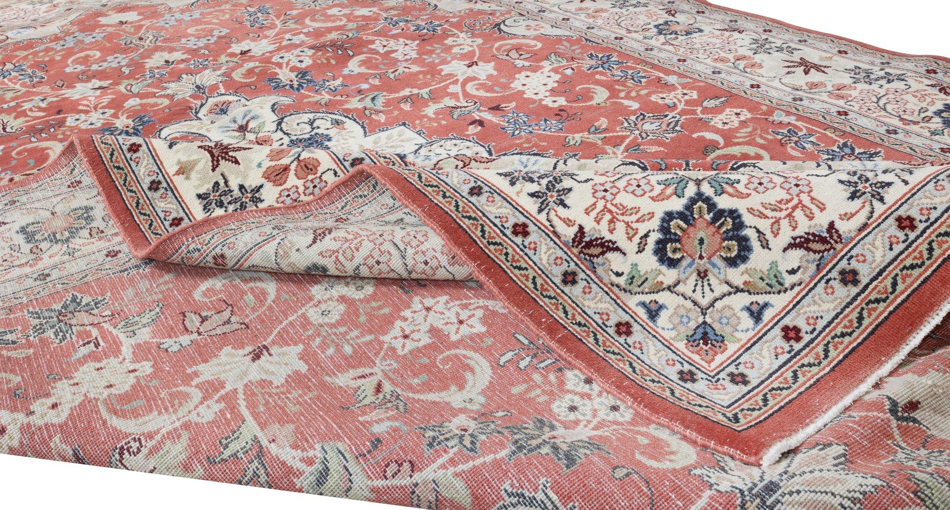 6,4x10.4 m einzigartiger türkischer Teppich aus der Mitte des 20. Jahrhunderts mit Medaillon-Design (Stammeskunst) im Angebot