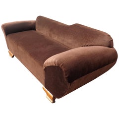 6.5' Art Deco Chaise Sofa