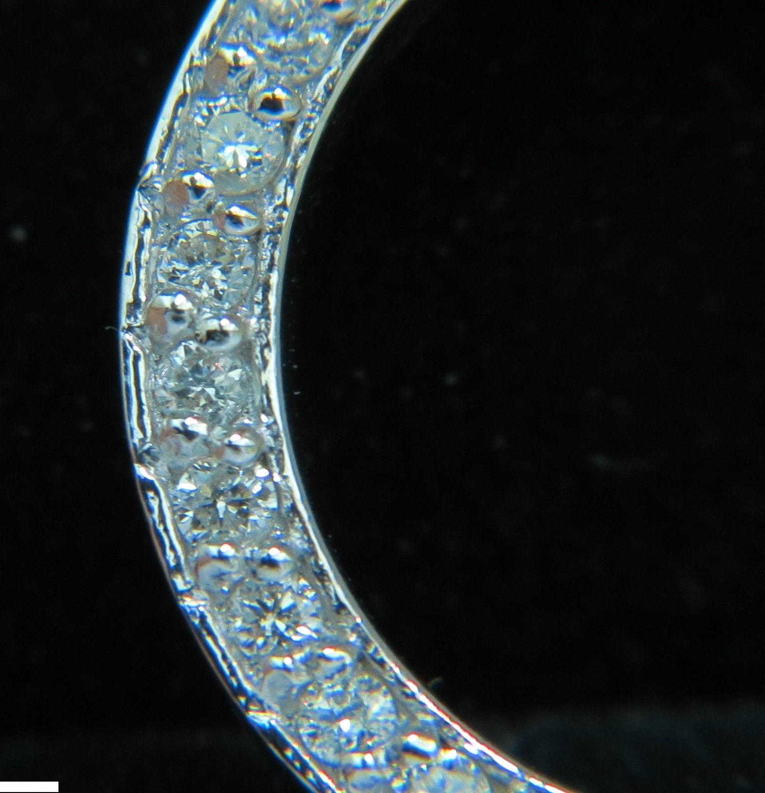 .65 Carat Classic Diamond Circle Pendant and Necklace 14 Karat 2