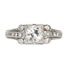 .65 Carat Diamond Platinum Engagement Ring