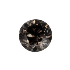 .65 Carat Natural Fancy Gray Round Brilliant Diamond, with GIA Lab Report