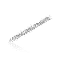 6.5 Carat Old and Single-cut Diamonds Bracelet