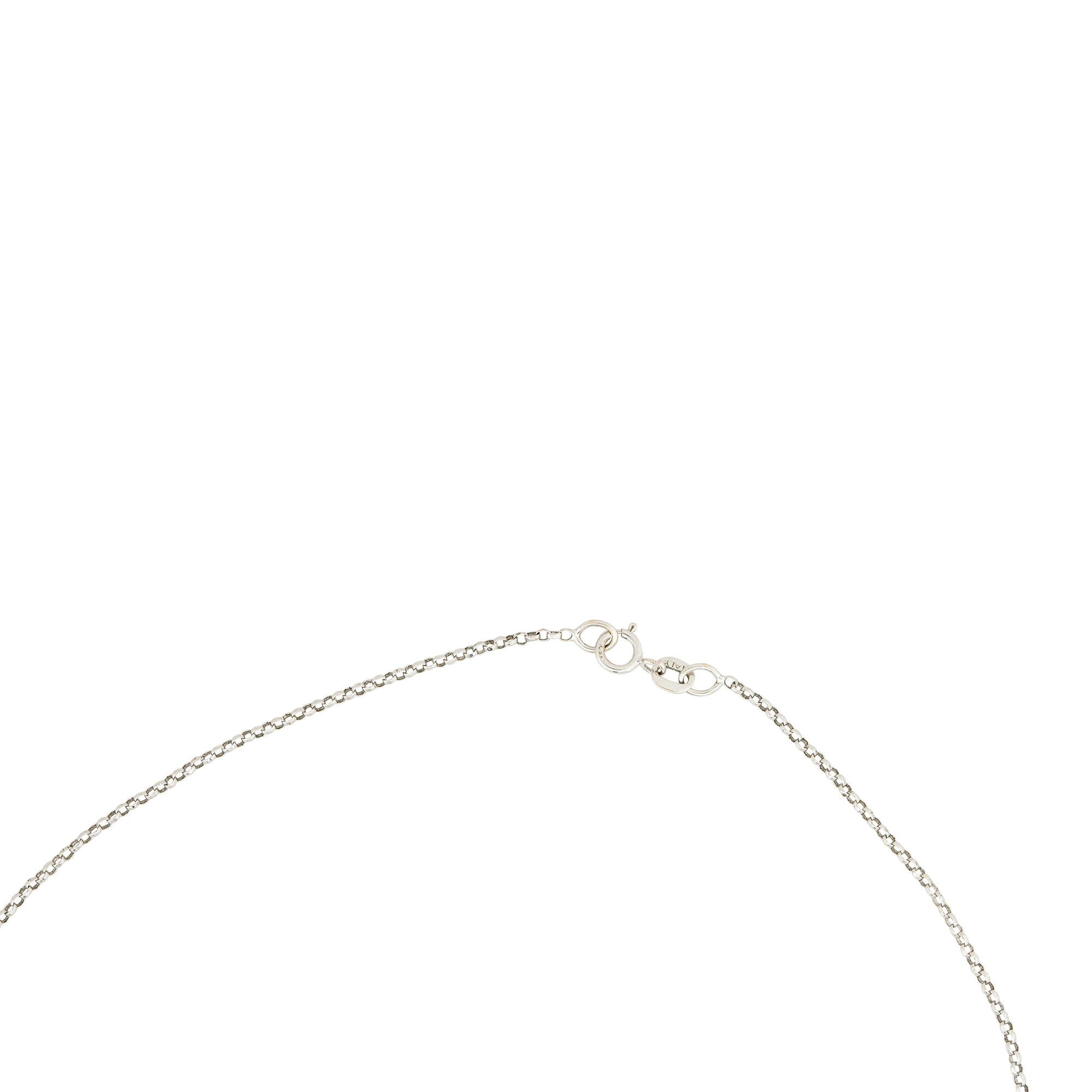 Women's 6.5 Carat Rough Cut Diamond Flower Pendant Necklace 18 Karat in Stock For Sale