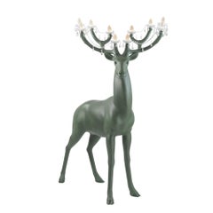 Forest Green Sherwood Deer Chandelier by Marcantonio