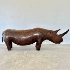 Omersa Lederbank Rhinoceros für Abercrombie & Fitch, 1960er Jahre, England