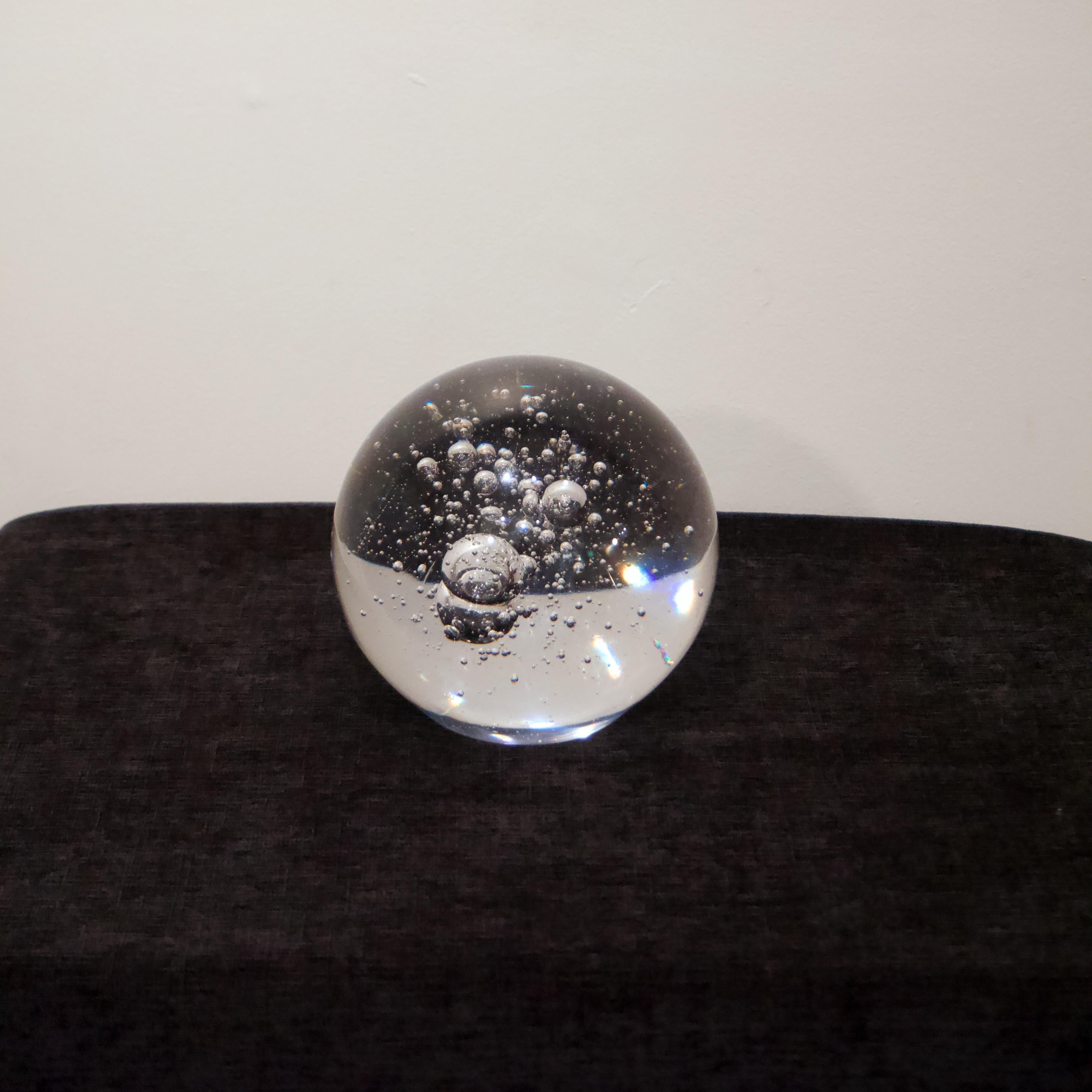 Modern Free Standing Crystal Ball