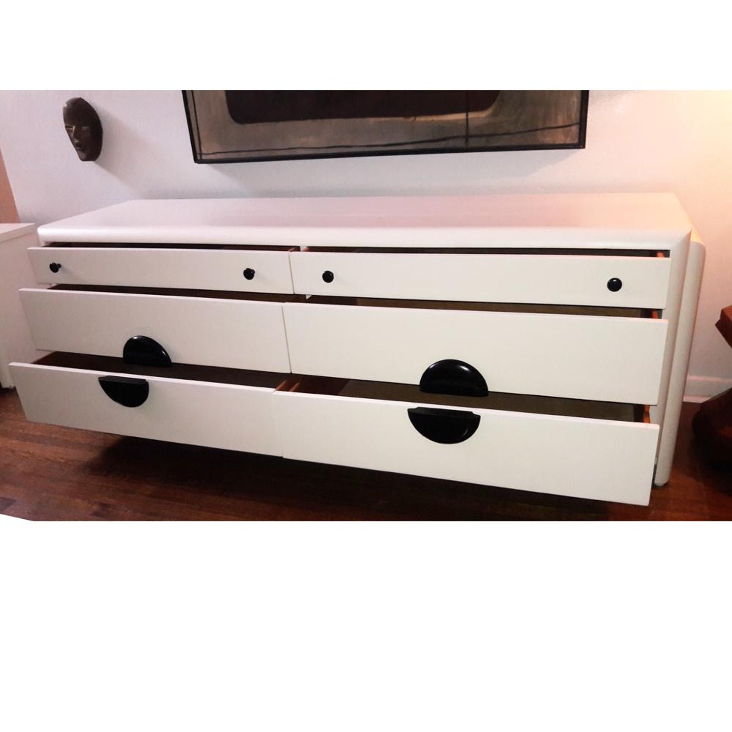 6 5 Vintage Harold Schwartz Romweber Art Deco Dresser For Sale At