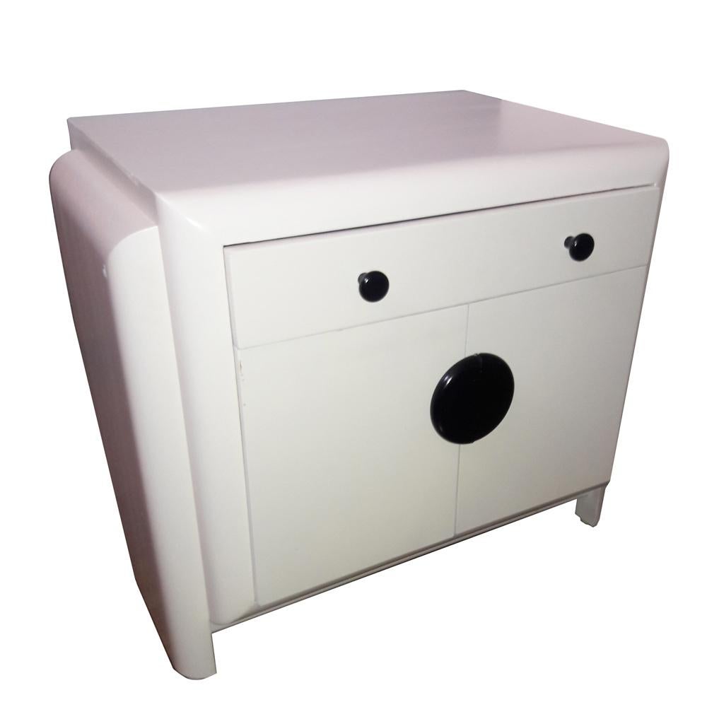 6.5 Vintage Harold Schwartz Romweber White Dresser 1