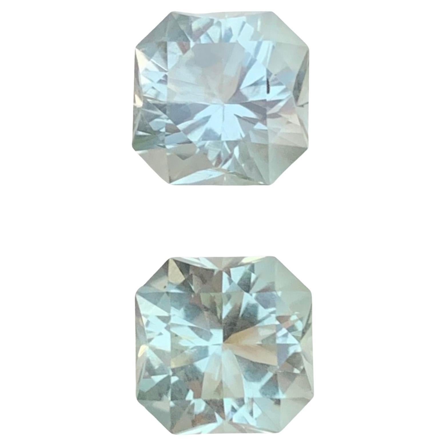 Amatista verde suelta natural de 6,50 quilates Pareja Piedra preciosa talla fantasía
