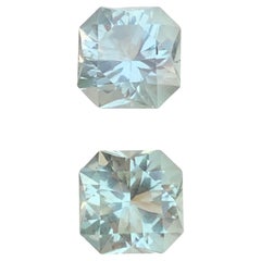 Amatista verde suelta natural de 6,50 quilates Pareja Piedra preciosa talla fantasía