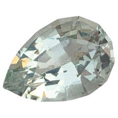 6.50 Carat Natural Loose Green Amethyst Pear Shape Gem For Jewellery