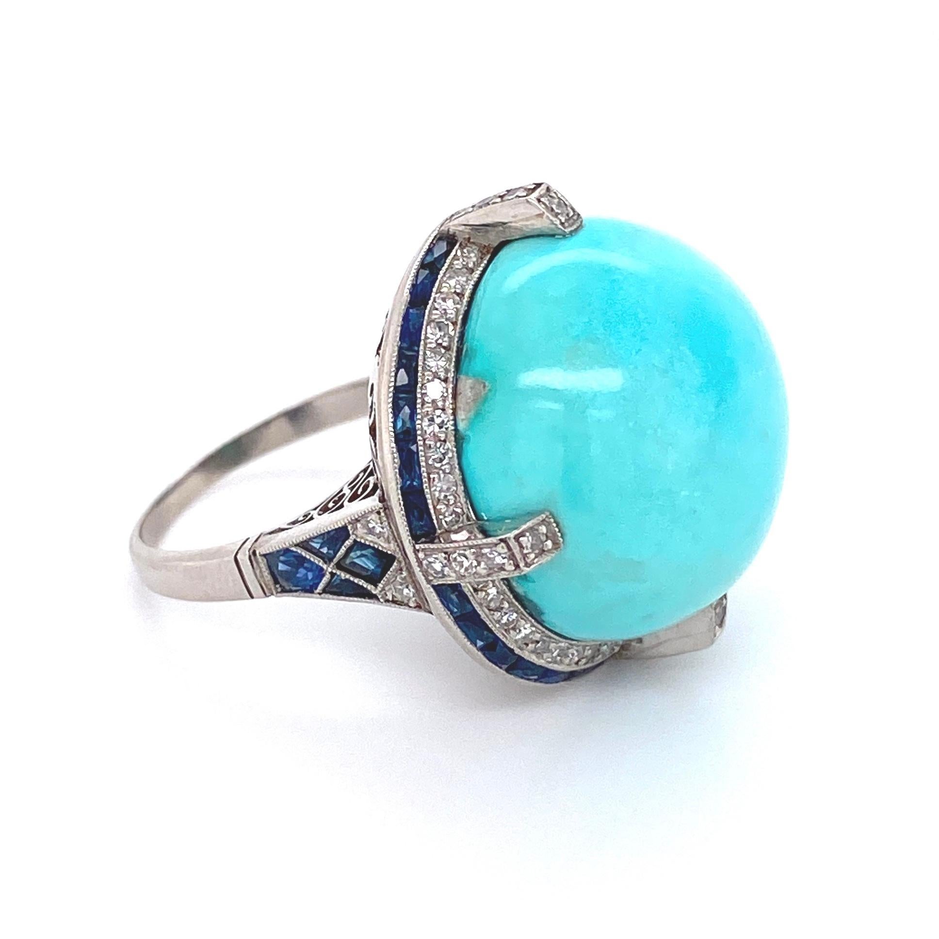 turquoise and sapphire