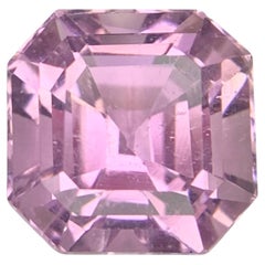 6.50 Carats Natural Loose Kunzite Asscher Cut