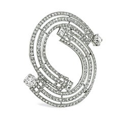 6.50ct Diamond Platinum Pin