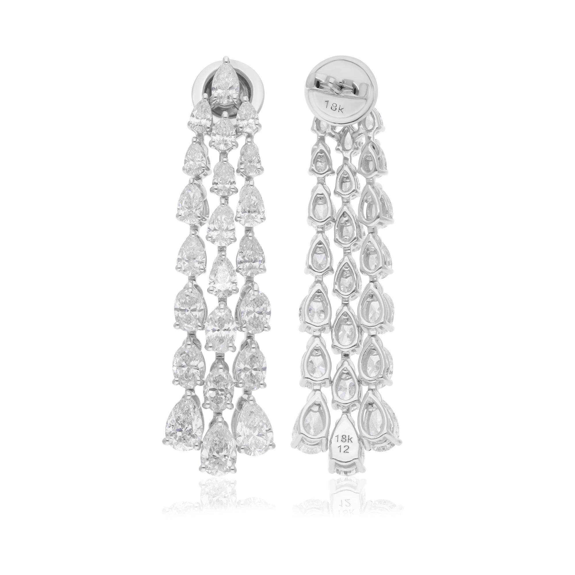 Cast from 18-karat gold, these exquisite earrings are handset with 6.51 carats of sparkling diamonds.

FOLLOW SPECTRUM JEWELS storefront to view the latest collection & exclusive pieces. Spectrum Jewels is proudly rated as a Top Seller on 1stdibs