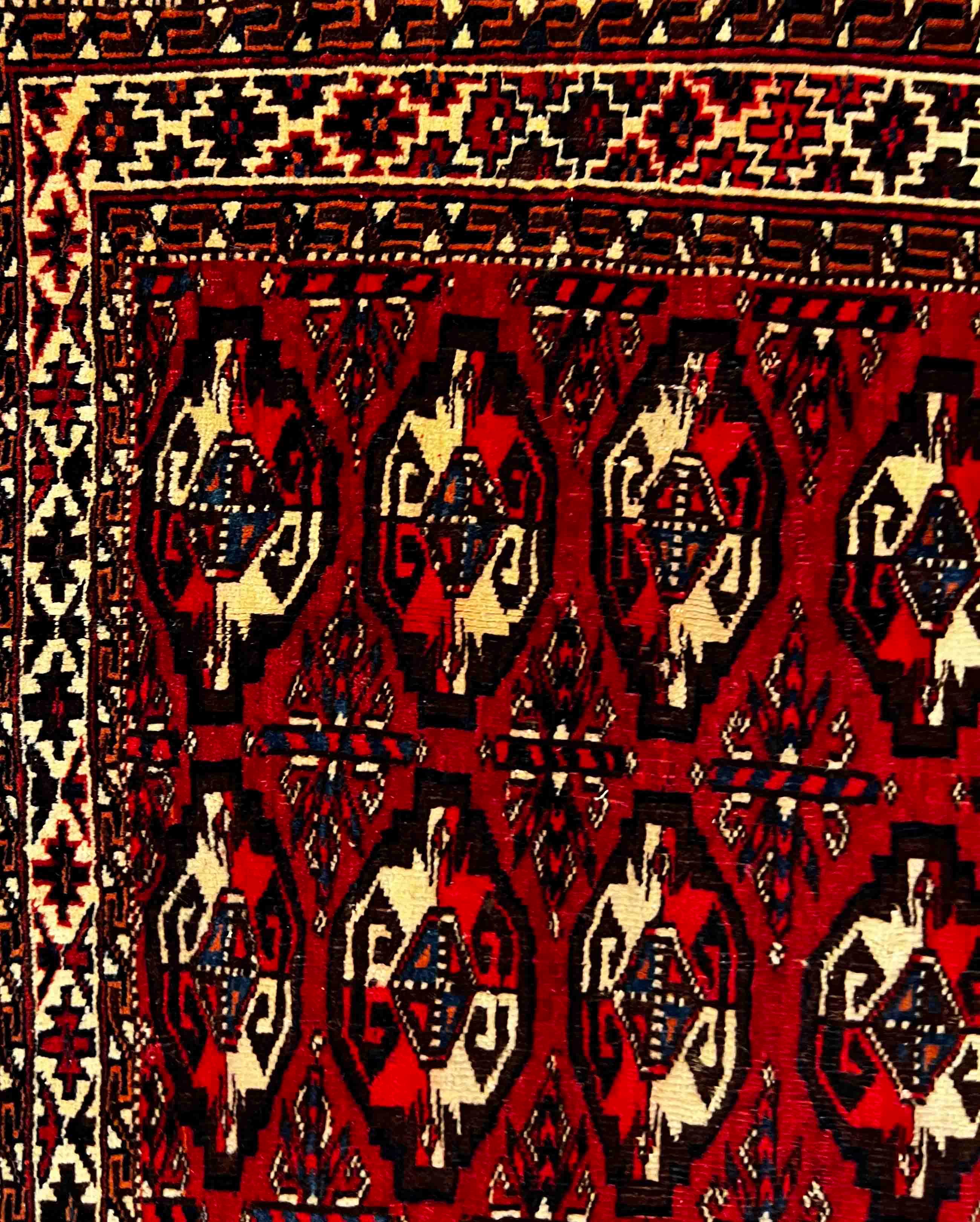 651 - Turkmène Tekke Chuval Teppich:: 19. Jahrhundert im Angebot 2