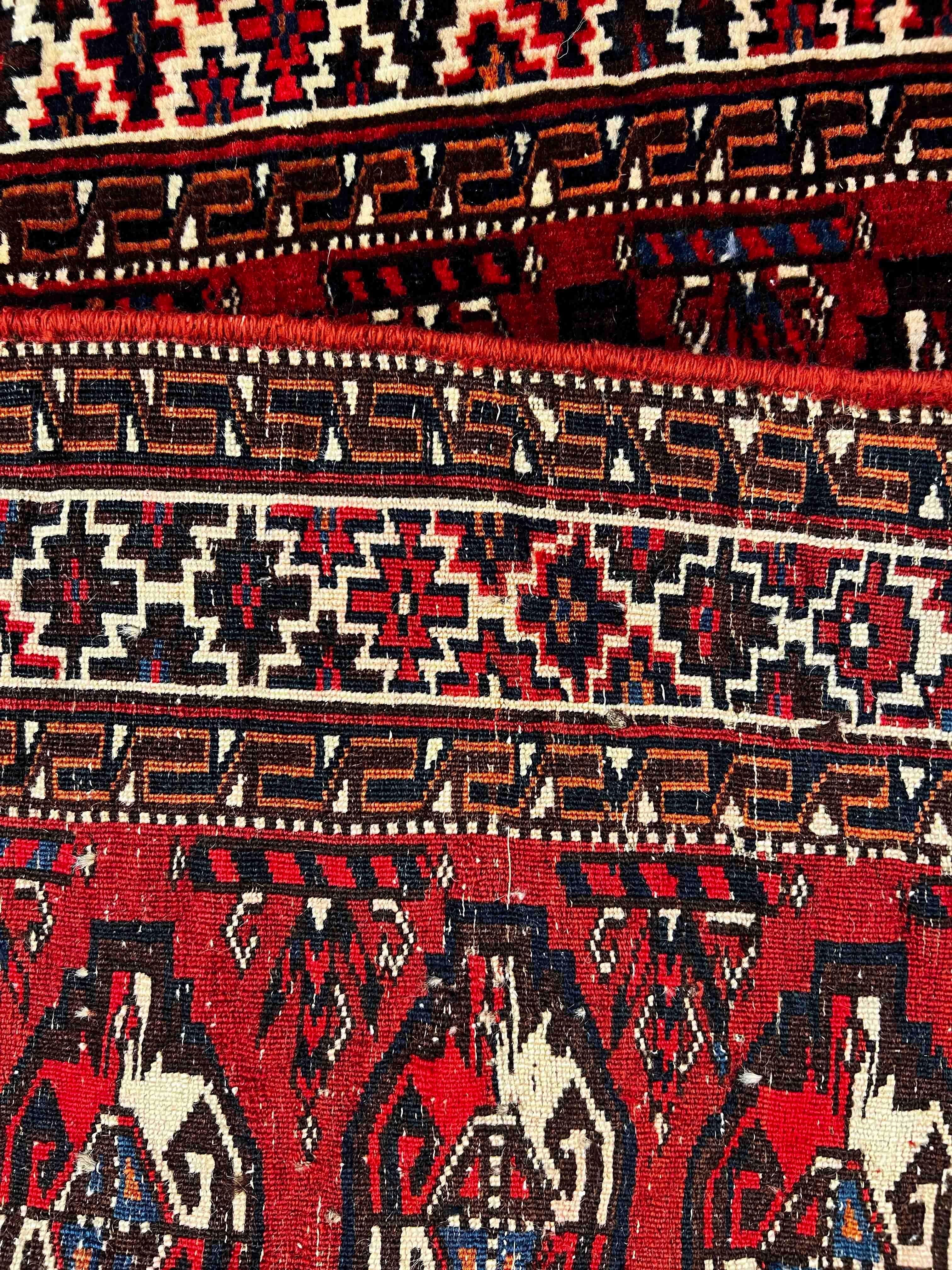 651 - Turkmène Tekke Chuval Teppich:: 19. Jahrhundert im Angebot 4