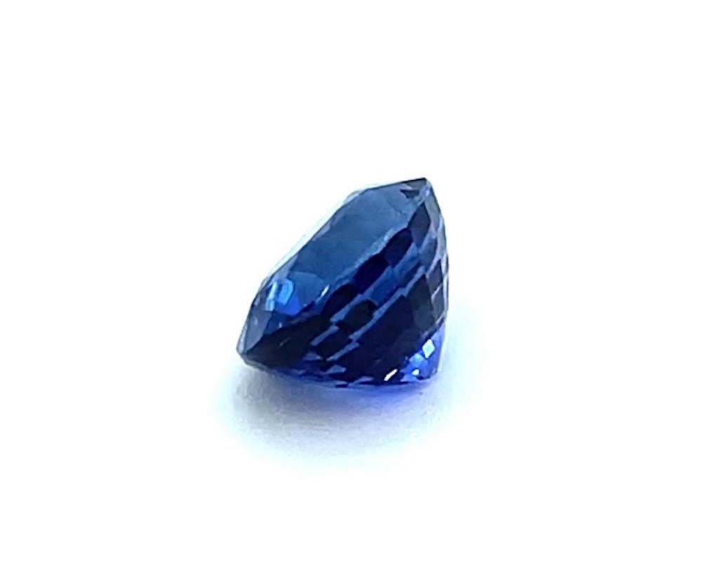 6.52 Carat Blue Sapphire Oval, Unset Loose Gemstone, GIA Certified  7