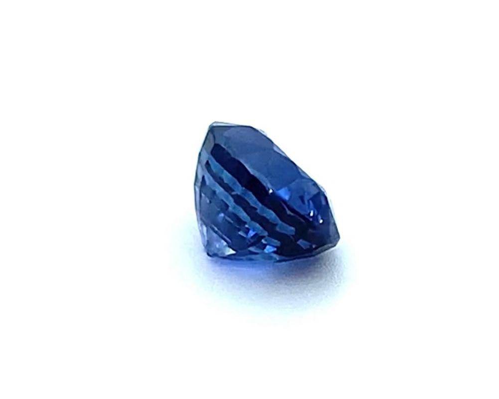 6.52 Carat Blue Sapphire Oval, Unset Loose Gemstone, GIA Certified  8