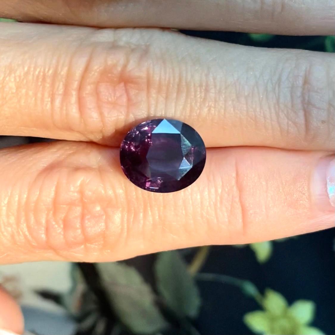 Modern 6, 52 Carat Natural Color Change Tanzanian Alexandrite GRS Certficate