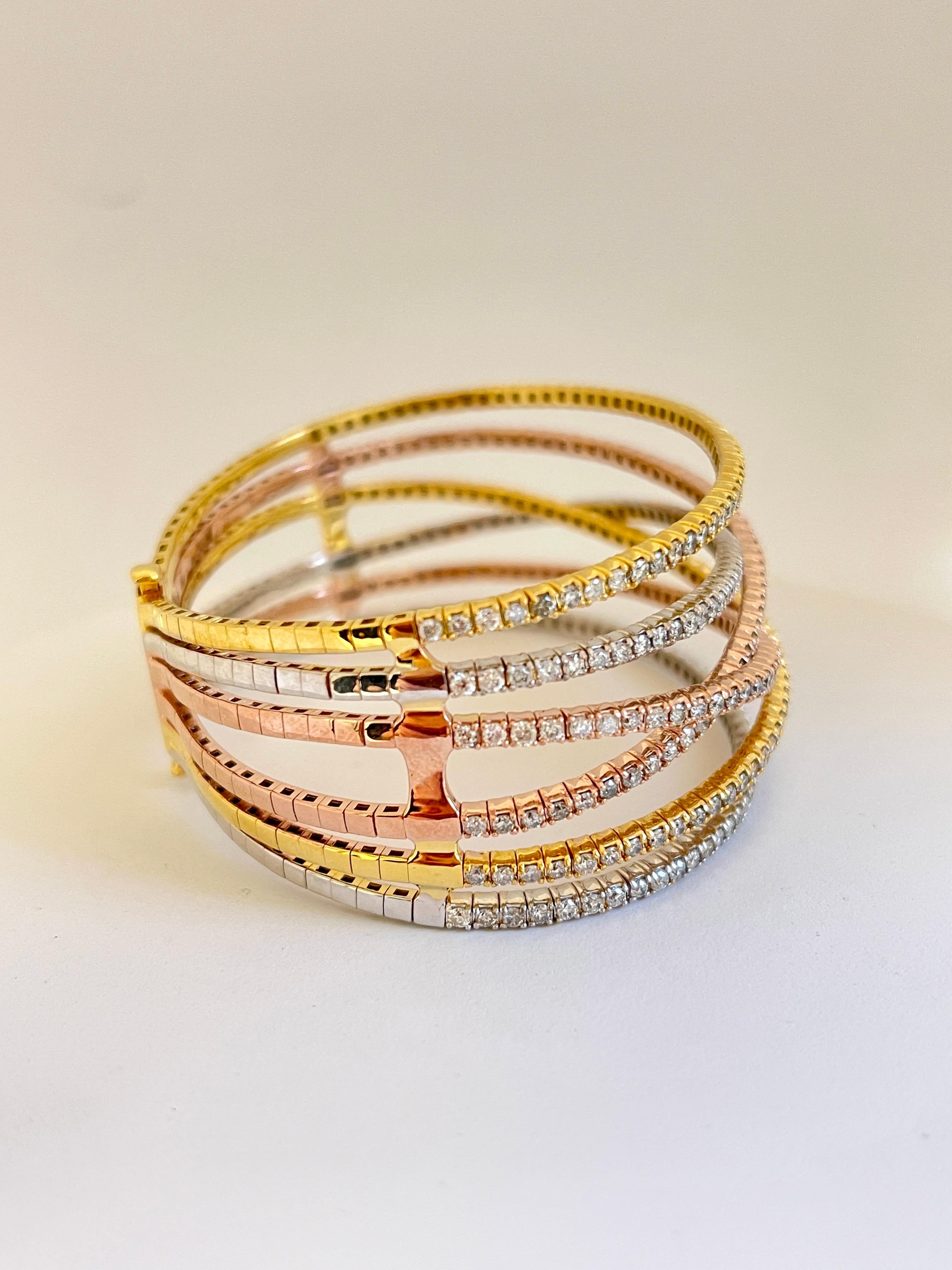6 inch gold bangle