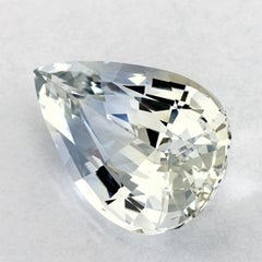 6.52 Ct Blue Sapphire Pear Loose Gemstone