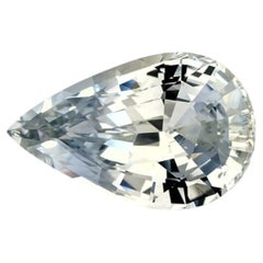 6.52 Ct Blue Sapphire Pear Loose Gemstone