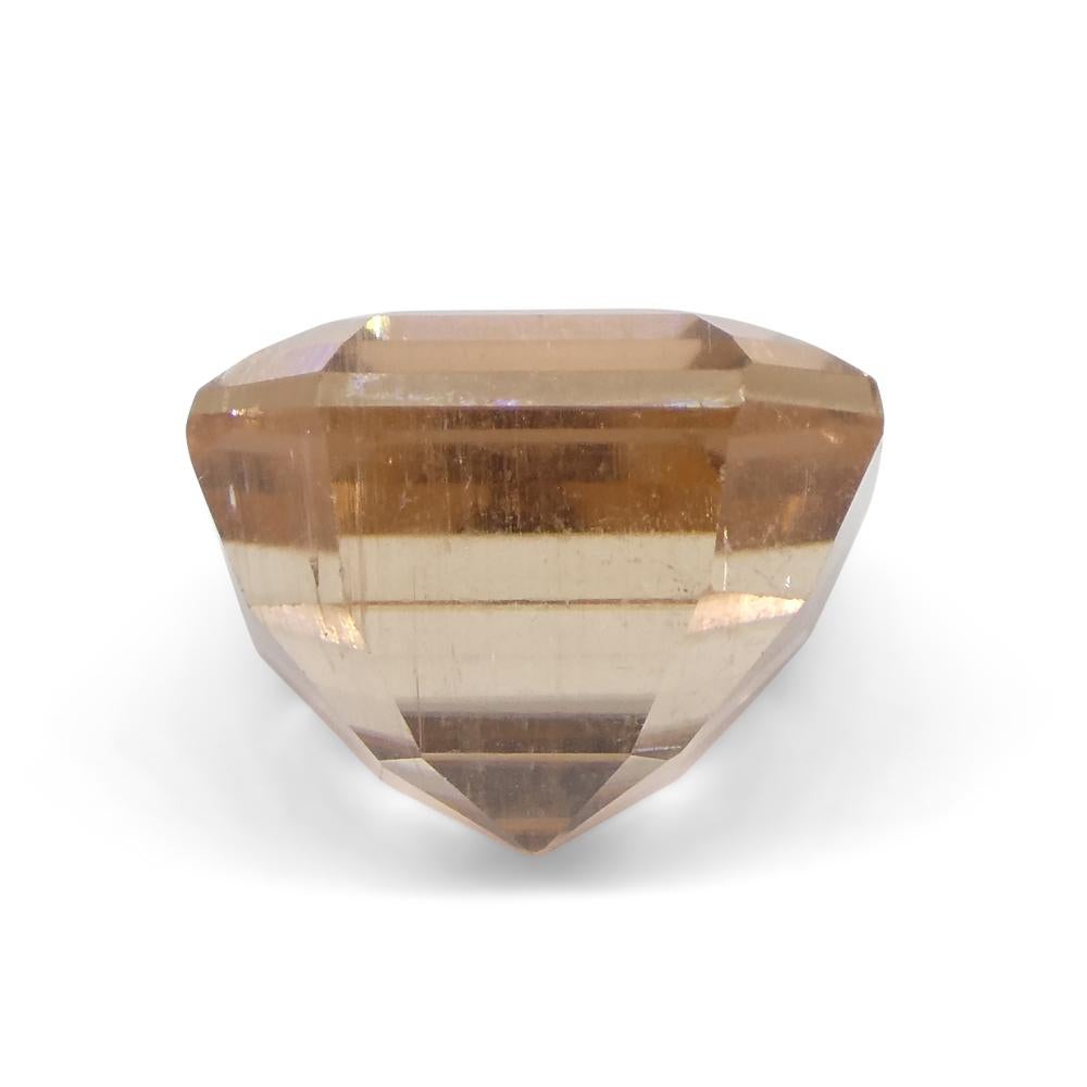 6.52ct Emerald Cut Pink Tourmaline from Brazil For Sale 8