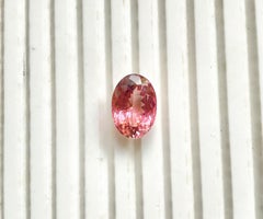 6.53 Karat Rosa Turmalin Oval Facettenschliff Stein Feinschmuck Natürlicher Edelstein