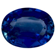 6.53 Ct Blue Sapphire Oval Loose Gemstone (pierre précieuse en vrac)