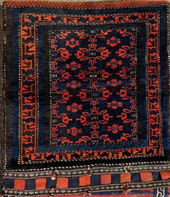 654 - Pretty Little Bukhara Saddle Bag with a Beautiful Design and Colors
