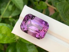 65.40 Carats Natural Faceted Amethyst Gemstone Cushion Cut