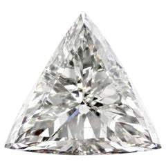 6.54ct Triangular Brilliant Diamond  IGI Certified  J / SI2