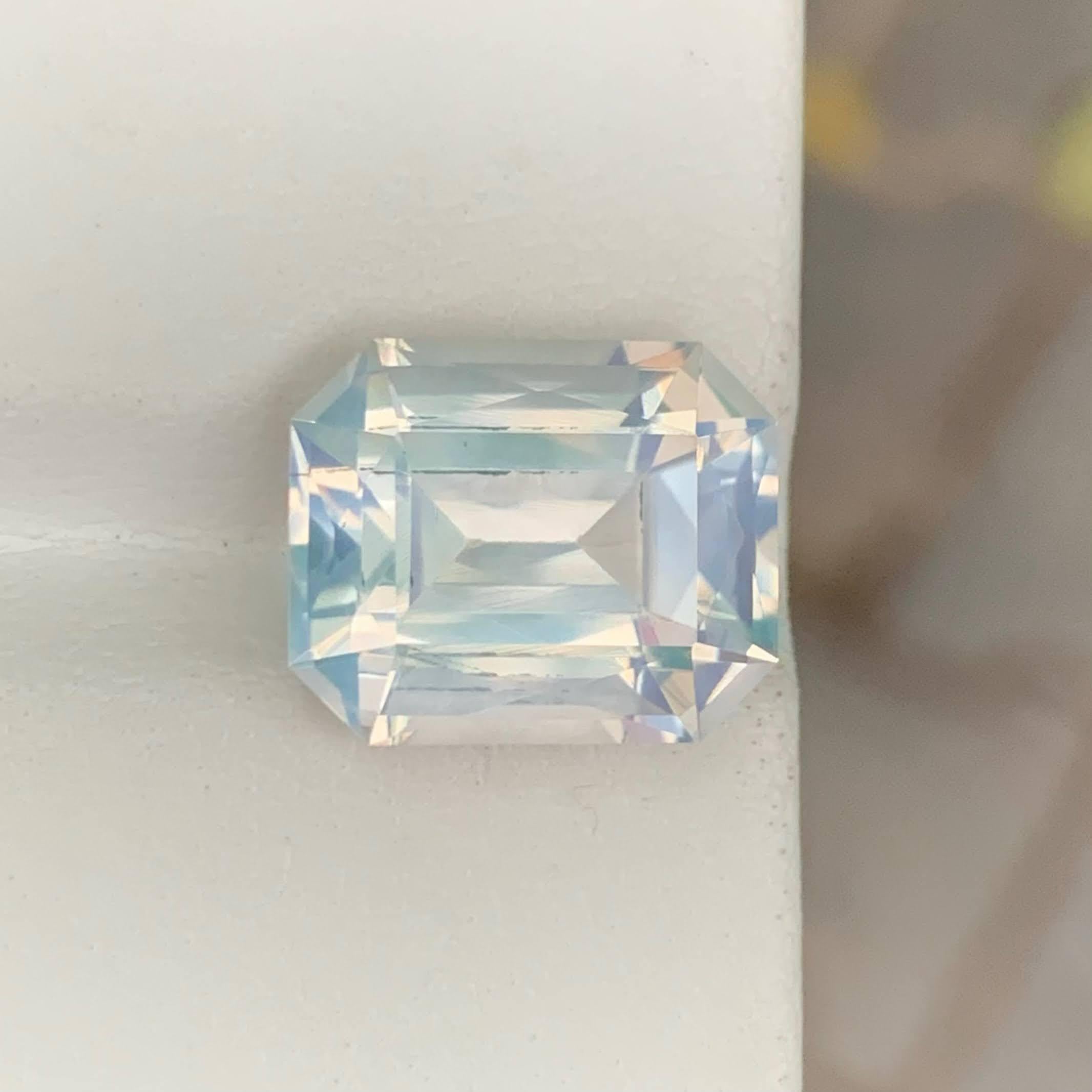 Weight 6.55 carat 
Dimensions 12.8x10.6x7.6mm
Treatment None
Origin Africa 
Clarity Eye Clean 
Shape Cut Emerald 




The 6.55 Carat Natural Loose Milky Quartz is a striking gemstone that radiates elegance and calm. Expertly crafted in a classic